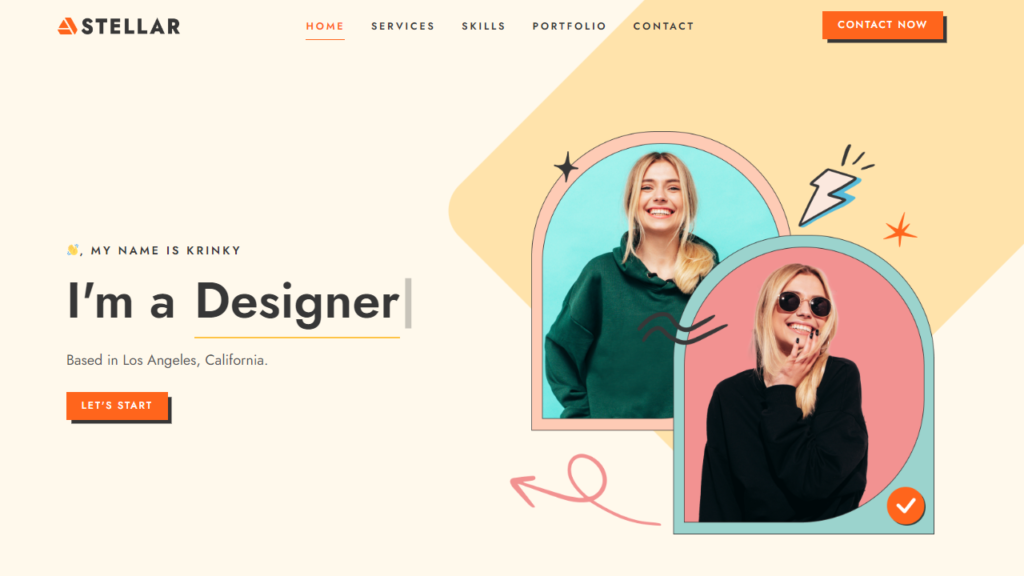 Stellar – Creative Personal Portfolio Elementor Template Kit – KitPapa