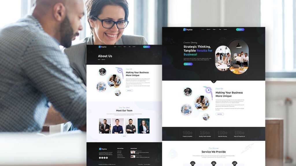 Digitize – Digital Marketing Agency Elementor Template Kit - KitPapa